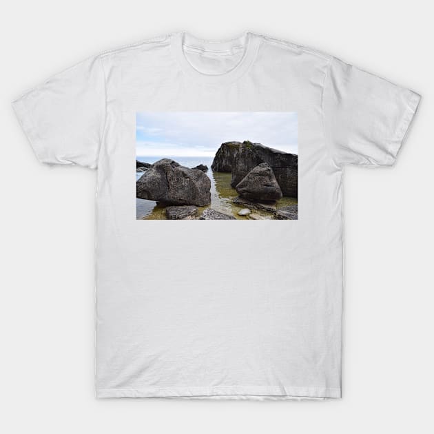 Submerged Boulders T-Shirt by BoulderManiac